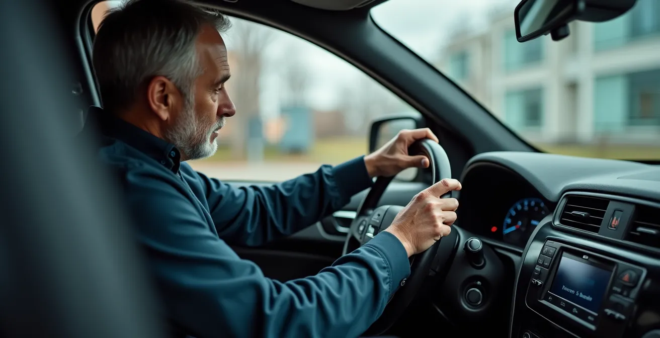 Expert automobile réalisant une inspection complète d'une Dacia avant achat